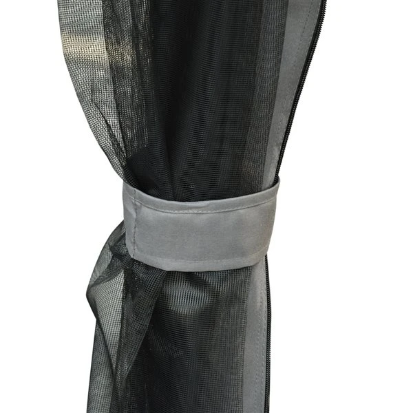 Balancelle Pour 3 Personnes Grise En Acier Par Outsunny 7 Balancelle Pour 3 Personnes Grise En Acier Par Outsunny – Image 5