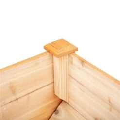 Jardinière Surélevée En Bois Naturel 23,5 Po X 48,75 Po Par Outsunny Avec Crochets -Outsunny 330977224 AlternateImage4 l