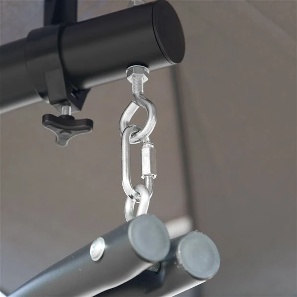 Translatlantique En Tissu Anthracite Par Outsunny, Support Inclus 7 Translatlantique En Tissu Anthracite Par Outsunny, Support Inclus – Image 5