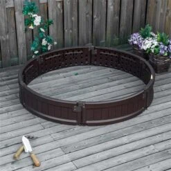 Jardinière Surélevée Rounde En Bois Brun 48,5 Po X 48,5 Po Par Outsunny 8 Jardinière Surélevée Rounde En Bois Brun 48,5 Po X 48,5 Po Par Outsunny -Outsunny 330977229 AlternateImage3 l
