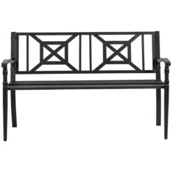 Banc De Jardin Noir 50,5 Po X 32 Po Par Outsunny -Outsunny 330977232 AlternateImage6 l