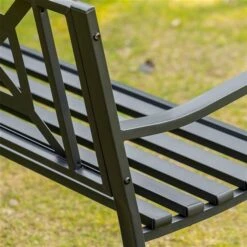 Banc De Jardin Noir 50,5 Po X 32 Po Par Outsunny -Outsunny 330977232 AlternateImage7 l