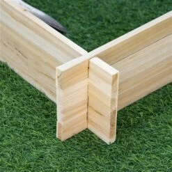 Jardinière Surélevée En Bois Naturel 39,25 Po X 39,25 Po Par Outsunny (sans Vis) 9 Jardinière Surélevée En Bois Naturel 39,25 Po X 39,25 Po Par Outsunny (sans Vis) -Outsunny 330977251 AlternateImage4 l