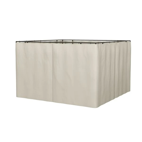 Parois Latérale Pour Abri-soleil 10 Pi X 13 Pi Par Outsunny, Beige 3 Parois Latérale Pour Abri-soleil 10 Pi X 13 Pi Par Outsunny, Beige