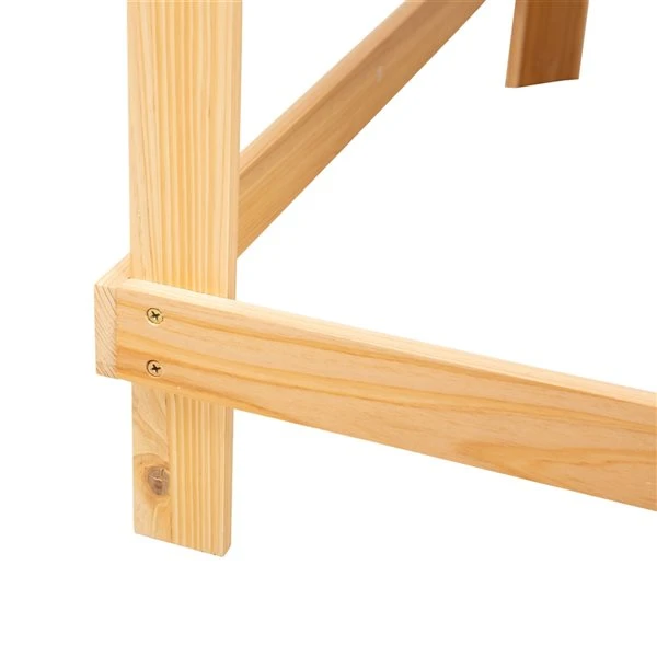 Jardinière Surélevée En Bois Naturel Non-tissé 29,5 Po X 51,5 Po Par Outsunny 7 Jardinière Surélevée En Bois Naturel Non-tissé 29,5 Po X 51,5 Po Par Outsunny – Image 5