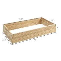 Jardinière Surélevée En Bois Naturel 23,5 Po X 46 Po Par Outsunny -Outsunny 330977269 AlternateImage1 l