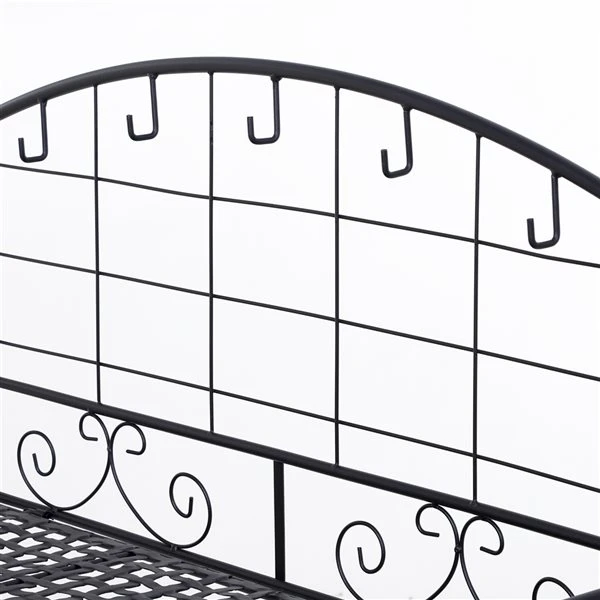 Table De Rempotage Noire 33,5 Po X 47,25 Po X 17 Po Par Outsunny 6 Table De Rempotage Noire 33,5 Po X 47,25 Po X 17 Po Par Outsunny – Image 4