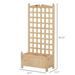 Jardinière Surélevée En Bois Naturel 11,5 Po X 23,5 Po Par Outsunny 9 Jardinière Surélevée En Bois Naturel 11,5 Po X 23,5 Po Par Outsunny -Outsunny 330977274 AlternateImage2 l