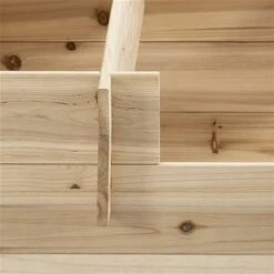 Jardinière Surélevée En Bois Naturel à 3 Niveaux 39,25 Po X 47,25 Po Par Outsunny -Outsunny 330977277 AlternateImage4 l