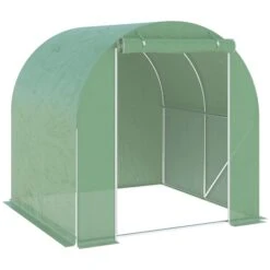 Serre-tunnel Outsunny De 6,6 Po X 6,6 Po X 6,6 Po