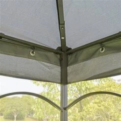 Abri De Jardin Permanent Outsunny En Métal Gris Carré Avec Toit En Polyester De 9,8 Pi X 9,8 Pi 8 Abri De Jardin Permanent Outsunny En Métal Gris Carré Avec Toit En Polyester De 9,8 Pi X 9,8 Pi -Outsunny 330979296 AlternateImage6 l