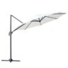 Parasol Suspendu Blanc De 10 Pi Par Outsunny Avec Base Et Manivelle Intégrées 1 Parasol Suspendu Blanc De 10 Pi Par Outsunny Avec Base Et Manivelle Intégrées -Outsunny 330979306 MainImage 001 l