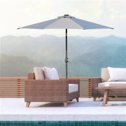 Parasol Pour Patio Gris Anthracite De 9 Pi Par Outsunny -Outsunny 330979309 AlternateImage1 l