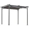 Pergola Autoportante Outsunny En Métal Noir De 116,6 Po L. X 117,6 Po L. X 90 Po H., Auvent Inclus 2 Pergola Autoportante Outsunny En Métal Noir De 116,6 Po L. X 117,6 Po L. X 90 Po H., Auvent Inclus -Outsunny 330979314 MainImage 001 l