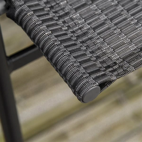 Ensemble De Patio Bar Noir 4 Pièces Avec Parasol Brun Par Outsunny 6 Ensemble De Patio Bar Noir 4 Pièces Avec Parasol Brun Par Outsunny – Image 4