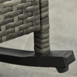 Chaise Berçante Inclinable Outsunny En Métal Et Osier Gris Avec Coussin De Siège Gris 9 Chaise Berçante Inclinable Outsunny En Métal Et Osier Gris Avec Coussin De Siège Gris -Outsunny 330979394 AlternateImage3 l