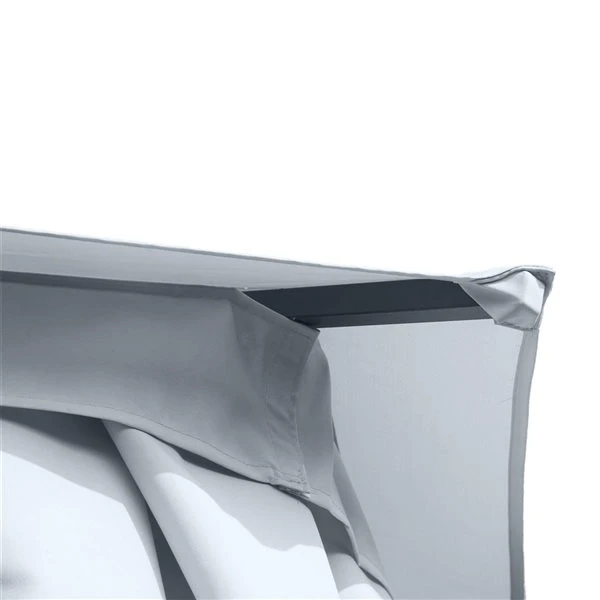 Abri De Jardin Permanent Outsunny En Métal Gris Hexagonal Avec Toit En Polyester De 12,8 Pi X 9,2 Pi 6 Abri De Jardin Permanent Outsunny En Métal Gris Hexagonal Avec Toit En Polyester De 12,8 Pi X 9,2 Pi – Image 4