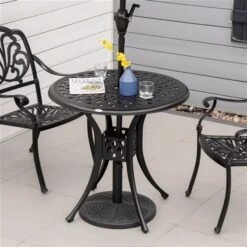 Table à Manger Pour L'extérieur Ronde Par Outsunny Avec Trou Pour Parasol De 30,75 po L. X 30,75 po L. 8 Table à Manger Pour L'extérieur Ronde Par Outsunny Avec Trou Pour Parasol De 30,75 po L. X 30,75 po L. -Outsunny 330979419 AlternateImage1 l