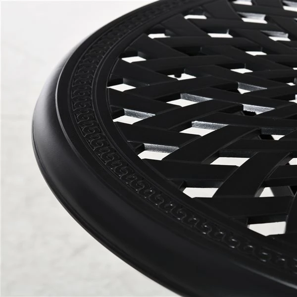 Table à Manger Pour L'extérieur Ronde Par Outsunny Avec Trou Pour Parasol De 30,75 po L. X 30,75 po L. 6 Table à Manger Pour L'extérieur Ronde Par Outsunny Avec Trou Pour Parasol De 30,75 po L. X 30,75 po L. – Image 4