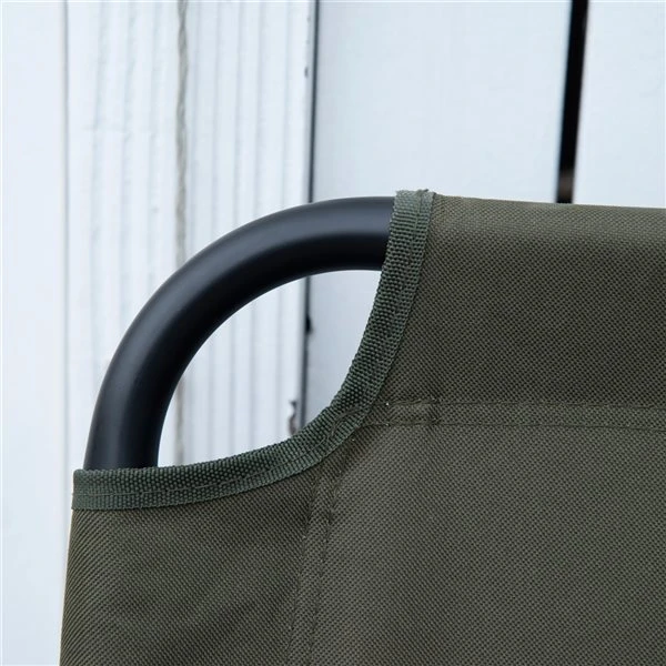 Chaise De Camping Double Outsunny Verte 5 Chaise De Camping Double Outsunny Verte – Image 3