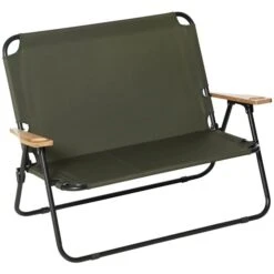 Chaise De Camping Double Outsunny Verte