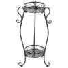 Support Pour Plantes Rond En Acier Noir Par Outsunny à 2 Tablettes De 26 po 1 Support Pour Plantes Rond En Acier Noir Par Outsunny à 2 Tablettes De 26 po -Outsunny 330979473 MainImage 001 l