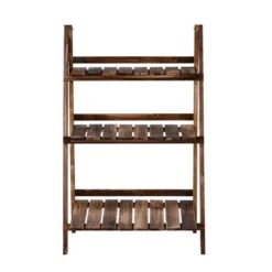 Support Pour Plantes Rectangulaire En Bois Brun Par Outsunny à 3 Niveaux De 36,75 po -Outsunny 330979483 AlternateImage3 l