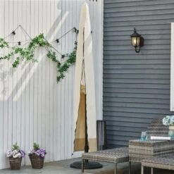 Housse Pour Parasol En Tissu Par Outsunny, Beige Et Brun Café -Outsunny 330979508 AlternateImage1 l