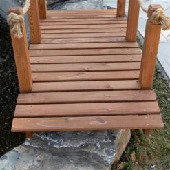 Pont De Jardin En Cèdre Orange Par Outsunny De 4,98 pi 10 Pont De Jardin En Cèdre Orange Par Outsunny De 4,98 pi -Outsunny 330979509 AlternateImage6 l