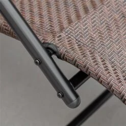 Chaise à Posture Zéro Gravité En Métal Par Outsunny Avec Coussin Brun -Outsunny 330989407 AlternateImage7 l