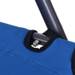 Chaise Longue En Métal Par Outsunny Avec Coussin Bleu -Outsunny 330989415 AlternateImage7 l