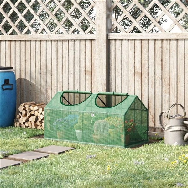 Petit Tunnel De 3,9 Pi L. X 2 Pi L. X 2 Pi H. Par Outsunny 6 Petit Tunnel De 3,9 Pi L. X 2 Pi L. X 2 Pi H. Par Outsunny – Image 4