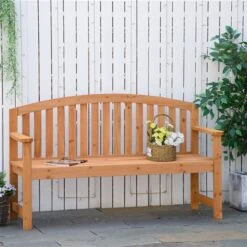 Banc De Jardin Orange Par Outsunny De 55 Po X 33,5 Po -Outsunny 330989461 AlternateImage1 l