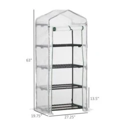 Serre De 2,3 Pi L. X 1,6 Pi L. X 5,3 Pi H. Par Outsunny 9 Serre De 2,3 Pi L. X 1,6 Pi L. X 5,3 Pi H. Par Outsunny -Outsunny 330989472 AlternateImage2 l