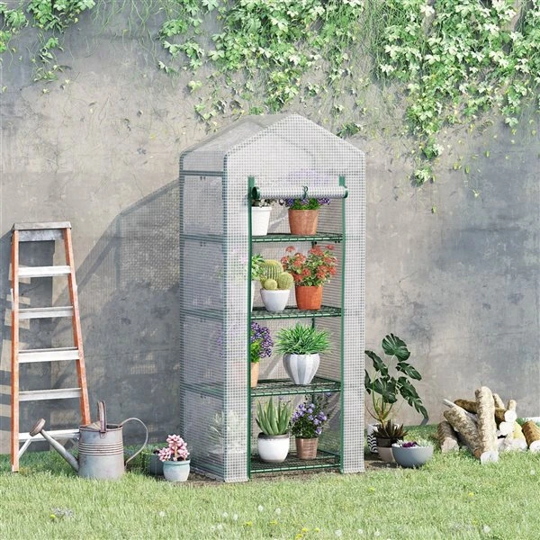 Serre De 2,3 Pi L. X 1,6 Pi L. X 5,3 Pi H. Par Outsunny 6 Serre De 2,3 Pi L. X 1,6 Pi L. X 5,3 Pi H. Par Outsunny – Image 4