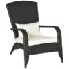 Chaise Adirondack Stationnaire Par Outsunny En Métal Et En Rotin Avec Coussin Beige 2 Chaise Adirondack Stationnaire Par Outsunny En Métal Et En Rotin Avec Coussin Beige -Outsunny 330989475 MainImage 001 l
