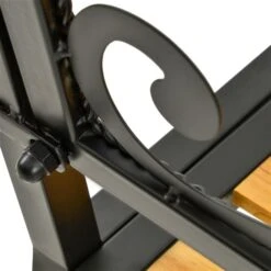 Banc De Jardin Noir/naturel Par Outsunny De 50 Po X 34,75 Po -Outsunny 330989485 AlternateImage7 l