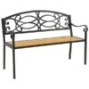 Banc De Jardin Noir/naturel Par Outsunny De 50 Po X 34,75 Po -Outsunny 330989485 MainImage 001 l
