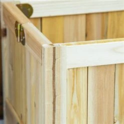 Jardinière Surélevée En Bois Naturel Par Outsunny De 27,5 po L. X 11,75 po L. X 9,75 po H. 11 Jardinière Surélevée En Bois Naturel Par Outsunny De 27,5 po L. X 11,75 po L. X 9,75 po H. -Outsunny 330992255 AlternateImage4 l