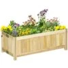 Jardinière Surélevée En Bois Naturel Par Outsunny De 27,5 po L. X 11,75 po L. X 9,75 po H. 1 Jardinière Surélevée En Bois Naturel Par Outsunny De 27,5 po L. X 11,75 po L. X 9,75 po H. -Outsunny 330992255 MainImage 001 l