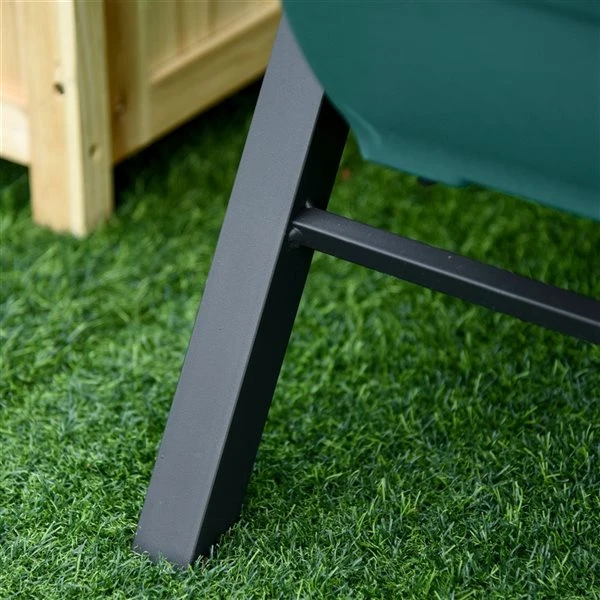 Jardinière Surélevée à 5 Niveaux En Plastique Vert Par Outsunny De 26,25 po L. X 48,75 po H. 6 Jardinière Surélevée à 5 Niveaux En Plastique Vert Par Outsunny De 26,25 po L. X 48,75 po H. – Image 4