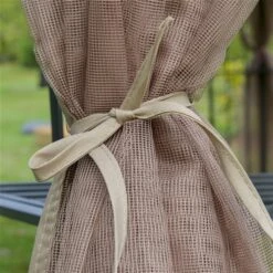 Abri De Jardin Semi-permanent Brun Outsunny Carré En Métal De 10 Pi X 10 Pi Avec Toit En Polyester, Moustiquaire Incluse 11 Abri De Jardin Semi-permanent Brun Outsunny Carré En Métal De 10 Pi X 10 Pi Avec Toit En Polyester, Moustiquaire Incluse -Outsunny 331001442 AlternateImage5 l