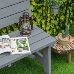 Banc De Jardin Gris Foncé Outsunny De 45,75 Po L. X 31,5 Po H. -Outsunny 331001455 AlternateImage7 l