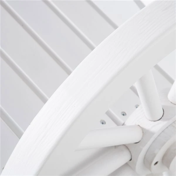 Berceuse Adirondack Outsunny En Bois Blanc Avec Siège De Lattes 6 Berceuse Adirondack Outsunny En Bois Blanc Avec Siège De Lattes – Image 4