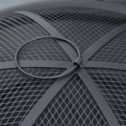 Foyer Extérieur à Bois Outsunny En Acier Noir De 29,25 Po L. -Outsunny 331001464 AlternateImage6 l