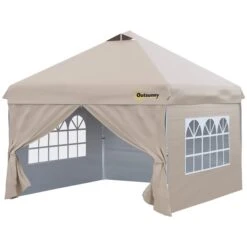 Abri Soleil Rétractable Beige Outsunny Carré De 9,8 Pi L. 10 Abri Soleil Rétractable Beige Outsunny Carré De 9,8 Pi L. -Outsunny 331001477 AlternateImage3 l