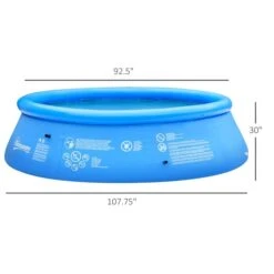 Piscine Gonflable Outsunny Ronde De 8,98 Pi X 8,98 Pi X 30 Po 9 Piscine Gonflable Outsunny Ronde De 8,98 Pi X 8,98 Pi X 30 Po -Outsunny 331001487 AlternateImage2 l