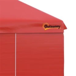 Abri Soleil Rétractable Rouge Outsunny Carré De 9,8 Pi L. 10 Abri Soleil Rétractable Rouge Outsunny Carré De 9,8 Pi L. -Outsunny 331001488 AlternateImage3 l