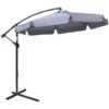 Parasol Pour La Cour Gris Foncé De 8,7 pi Par Outsunny Avec Base Et Manivelle 1 Parasol Pour La Cour Gris Foncé De 8,7 pi Par Outsunny Avec Base Et Manivelle -Outsunny 331003168 MainImage 001 l