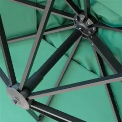 Parasol Pour La Cour Vert De 9,7 pi Par Outsunny Avec Base Et Manivelle -Outsunny 331003176 AlternateImage4 l